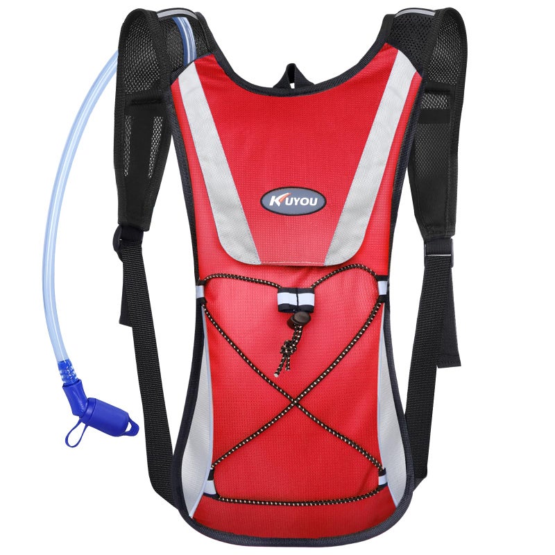 KUYOU Hydration Pack,Water Backpack with 2L Water Bladder Perfect for Running Cycling Hiking Climbing Pouch - Image 1